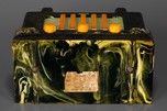 Swirled Dark Green Addison 5 Catalin &rsquo;Courthouse&rsquo; Radio - Striking
